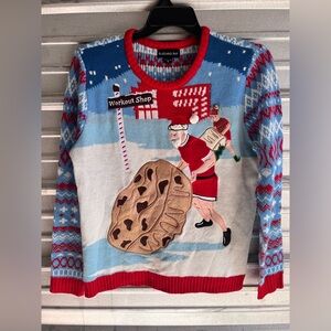 Blizzard Bay Men's Holiday Crewneck Sweater -North Swole Ugly Christmas Sweater